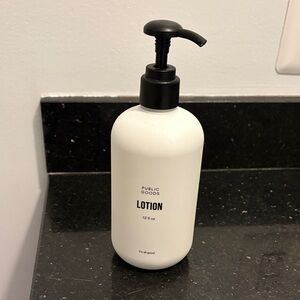 Public Goods White Lotion Bottle